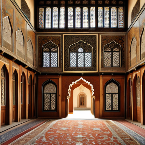 **Topkapi Palace Harem:** Intricate hallways, historical architecture, glimpse into Ottoman women's lives, rich details.