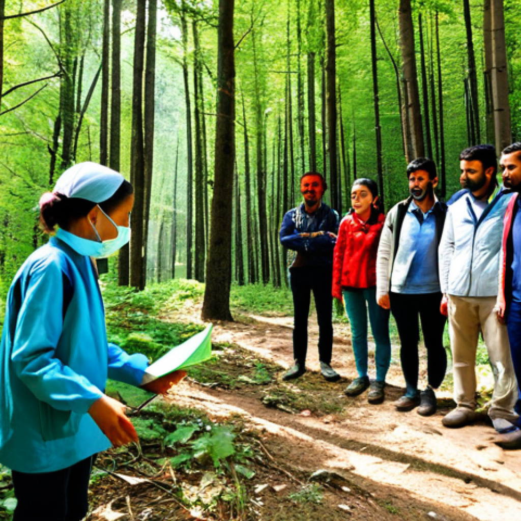 튀르키예의 자연 보호 단체 - **
"A diverse group of people, fully clothed in appropriate attire, including scientists, local vil...